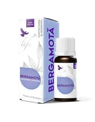 Bergamota ulei esential integral 10 ml BIONOVATIV, ULEIURI ESENTIALE