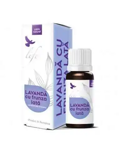 Lavandă cu frunza lată ulei esential integral 10 ml BIONOVATIV, ULEIURI ESENTIALE