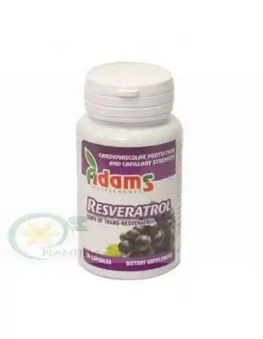 Resveratrol 50 mg 30 capsule Adams Vision, Stres
