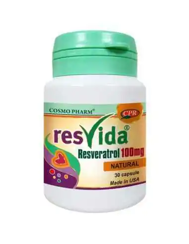Resvida 100 mg Resveratrol 30 capsule Cosmo Pharm, Stres