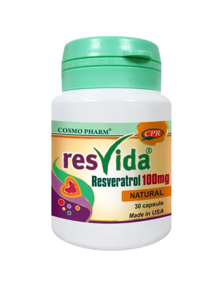 Resvida 100 mg Resveratrol 30 capsule Cosmo Pharm, Stres