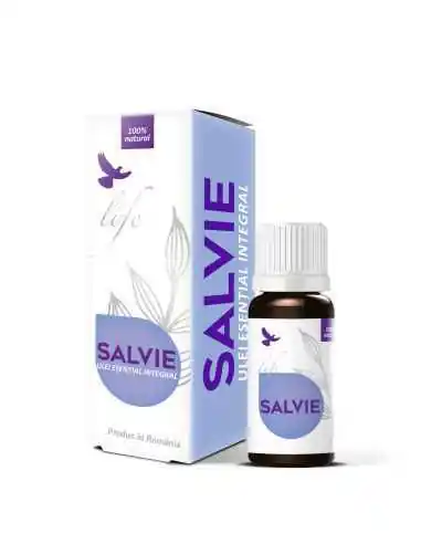 Salvie ulei esential integral 10 ml BIONOVATIV, ULEIURI ESENTIALE