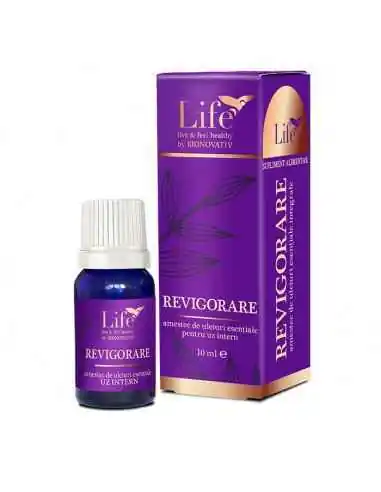 Amestec de uleiuri esentiale REVIGORARE 10 ml BIONOVATIV, ULEIURI ESENTIALE