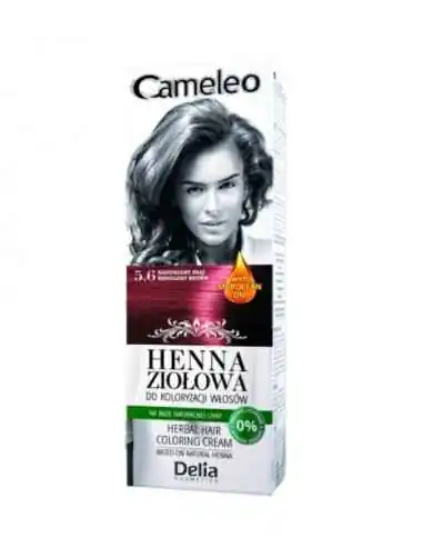 HENNA CREMA COLORANTA 5.6 MAHOGANY BROWN Delia Cosmetics, Piele, par si unghii