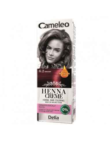 HENNA CREMA COLORANTA 6.2 BURGUNDY Delia Cosmetics, Piele, par si unghii
