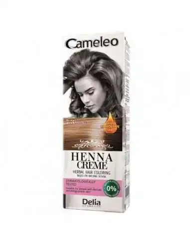 HENNA CREMA COLORANTA 7.3 HAZELNUT Delia Cosmetics, Piele, par si unghii