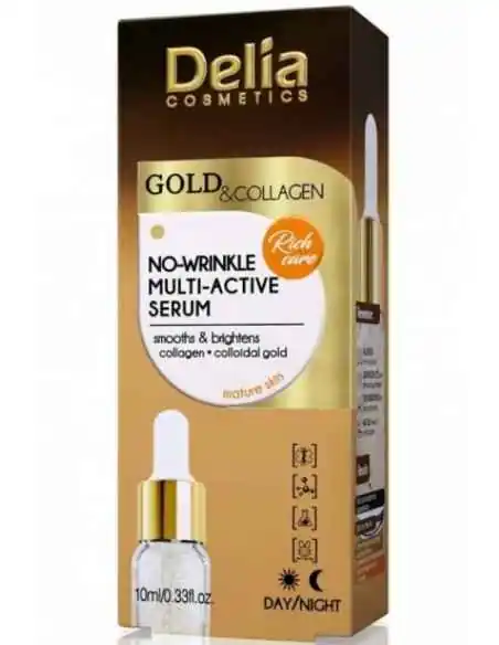 SER ANTIRID AUR si COLLAGEN 10ML Delia Cosmetics, Piele, par si unghii