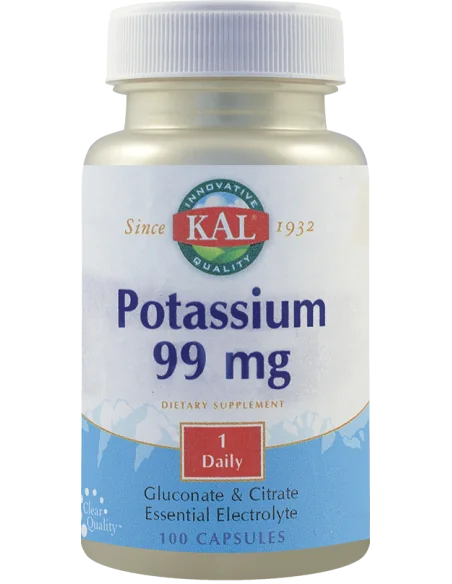 Potassium 99mg 100 capsule KAL, Retentie hidrica