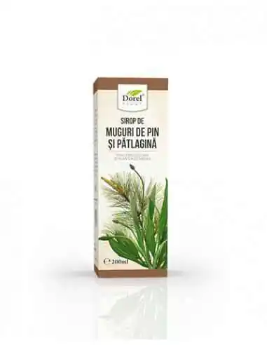 SIROP MUGURI PIN & PATLAGINA 200ML Dorel Plant, SIROPURI