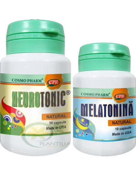 Neurotonic 30 capsule + Melatonina 10 capsule GRATIS Cosmo Pharm, Tulburari Hormonale