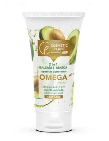 Omega Plus Balsam si Masca 2 in 1 Reparator si Protector 150 ml Cosmetic Plant, UNGUENTE/CREME/GELURI