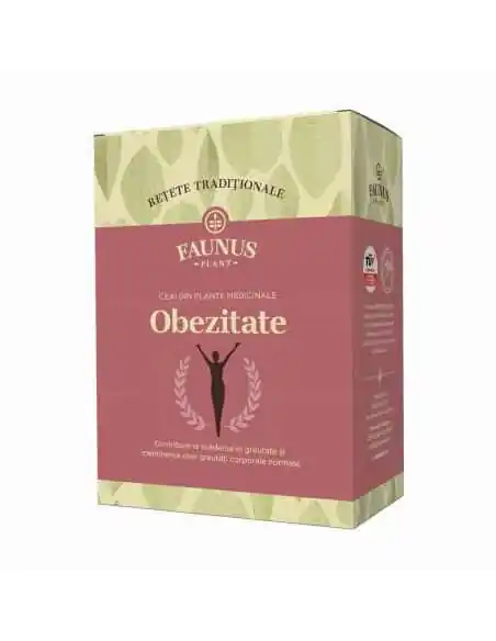 CEAI RETETE TRADITIONALE OBEZITATE 180GR Faunus Plant, Detoxifierea organismului