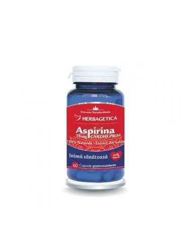 ASPIRINA NATURALA CARDIO PRIM 60 CPS Herbagetica, REMEDII NATURISTE