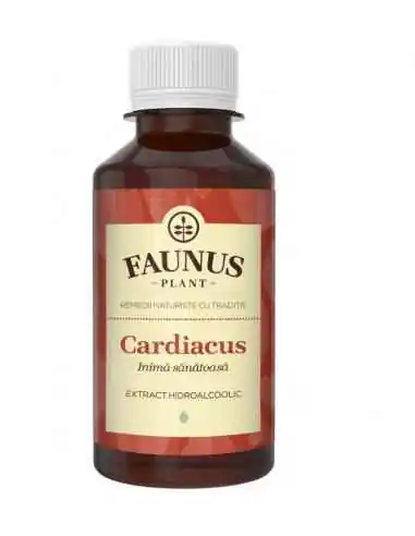 TINCTURA CARDIACUS 200ML Faunus Plant, TINCTURI CU ALCOOL