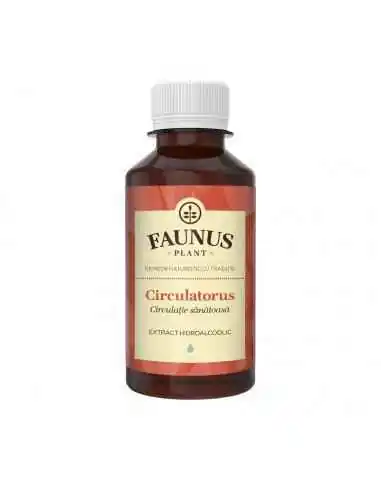 TINCTURA CIRCULATORUS 200ML Faunus Plant, TINCTURI CU ALCOOL