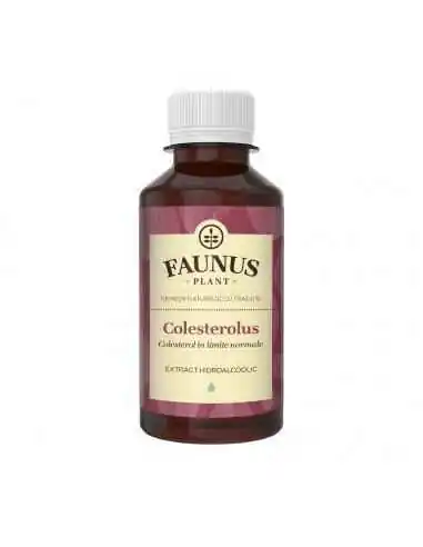 TINCTURA COLESTEROLUS 200ML Faunus Plant, TINCTURI CU ALCOOL