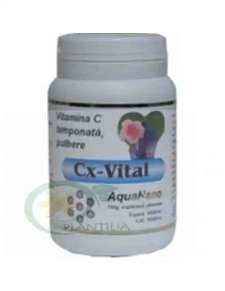 Vitamina C Alcalina tamponata(pulbere) 100 g Aghoras, VITAMINE SI MINERALE