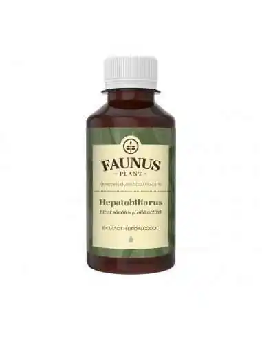 TINCTURA HEPATOBILIARUS 200ML Faunus Plant, TINCTURI CU ALCOOL