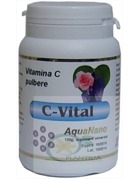 Vitamina C  Naturala pulbere 100 g Aghoras, VITAMINE SI MINERALE