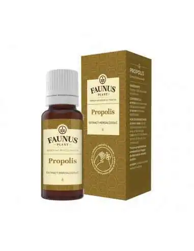 TINCTURA PROPOLIS 30% 20ML Faunus Plant, TINCTURI CU ALCOOL