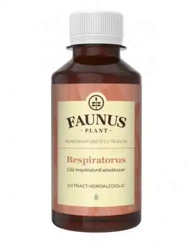 TINCTURA RESPIRATORUS 200ML Faunus Plant, TINCTURI CU ALCOOL