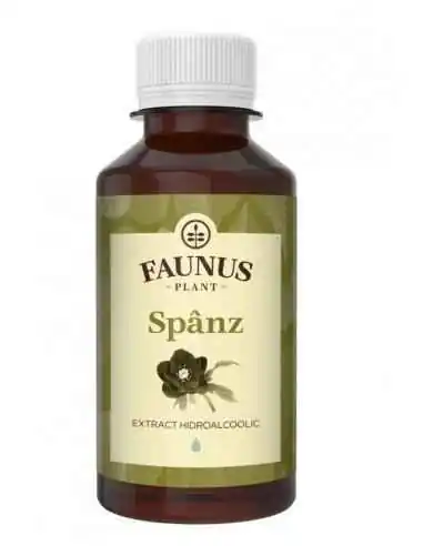 TINCTURA SPANZ 200ML Faunus Plant, TINCTURI CU ALCOOL