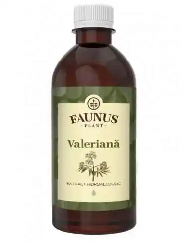 TINCTURA VALERIANA 500ML Faunus Plant, TINCTURI CU ALCOOL