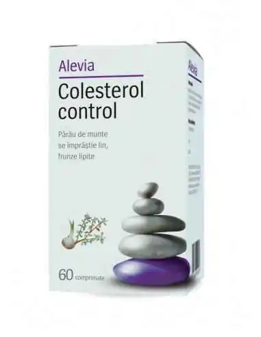 Colesterol Control 60 comprimate Alevia, REMEDII NATURISTE