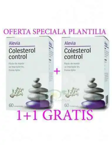 Colesterol Control 60 comprimate 1+1GRATIS  Alevia, REMEDII NATURISTE