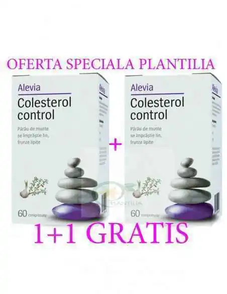 Colesterol Control 60 comprimate 1+1GRATIS  Alevia, REMEDII NATURISTE