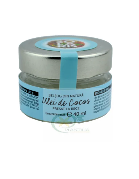 Ulei cocos 40ml Solaris, ULEIURI VEGETALE