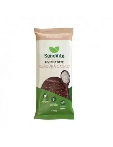 Rondele din Orez cu Glazura de Cacao 66g SanoVita, CATEGORII PRODUSE