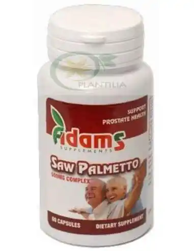 Saw Palmetto (Palmier Pitic) 500mg 60cps Adams Vision, REMEDII NATURISTE