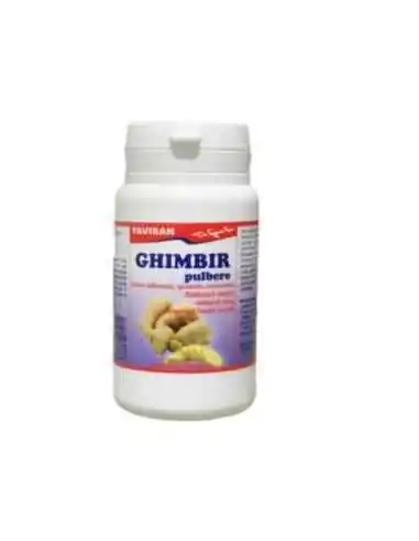 GHIMBIR pulbere 50 grame Favisan, REMEDII NATURISTE