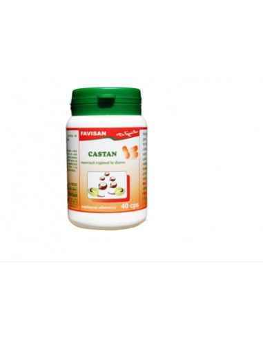 CASTAN 40 capsule Favisan, REMEDII NATURISTE