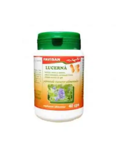 LUCERNA 40 capsule Favisan, REMEDII NATURISTE