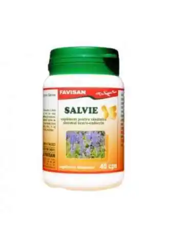 SALVIE 40 capsule Favisan, REMEDII NATURISTE