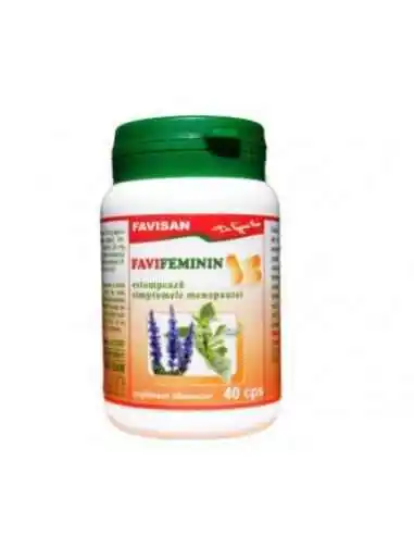 FAVIFEMININ 40 capsule Favisan, REMEDII NATURISTE