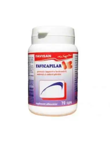 FAVICAPILAR 70 capsule Favisan, REMEDII NATURISTE