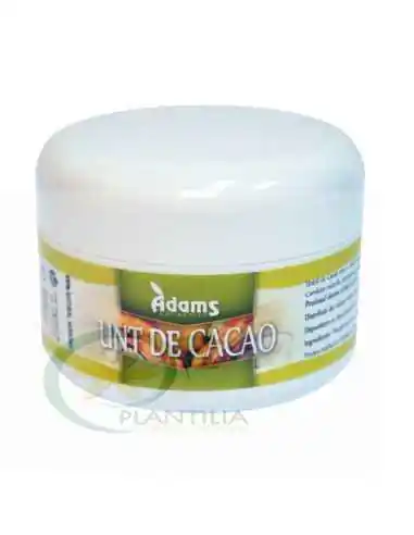 Unt de Cacao Ecologic 65 g Adams Vision, Sanatatea pielii