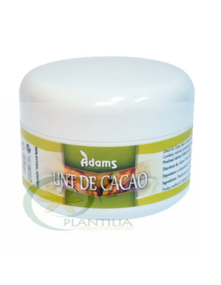 Unt de Cacao Ecologic 65 g Adams Vision, Sanatatea pielii