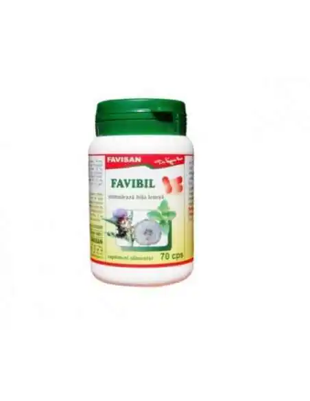 FAVIBIL 70 capsule Favisan, REMEDII NATURISTE