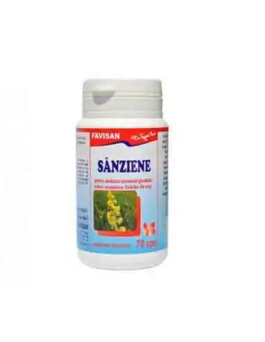 SANZIENE 70 capsule Favisan, Retentie hidrica