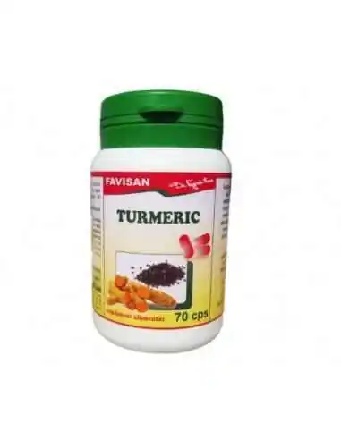 TURMERIC 70 capsule Favisan, REMEDII NATURISTE