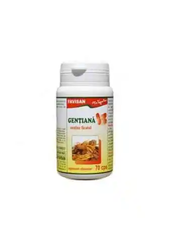 GENTIANA 70 capsule Favisan, REMEDII NATURISTE