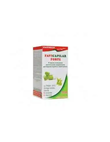 FAVICAPILAR FORTE 70 capsule Favisan, REMEDII NATURISTE