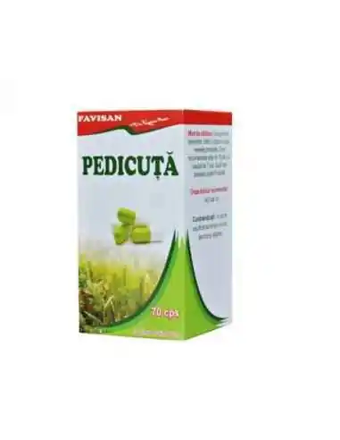 PEDICUTA 70 capsule Favisan, REMEDII NATURISTE