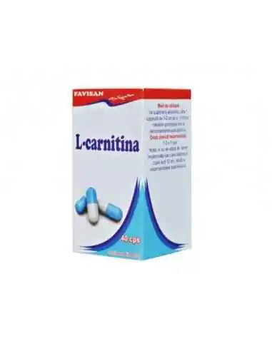 L-CARNITINA 40 capsule Favisan, REMEDII NATURISTE