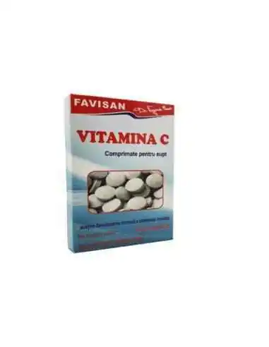 VITAMINA C  comprimate pentru supt 20 comprimate Favisan, REMEDII NATURISTE