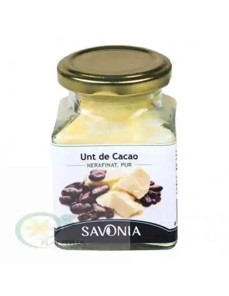 Unt de Cacao Nerafinat, Pur 200 ml Savonia, Sanatatea pielii